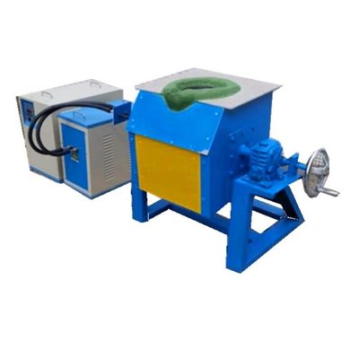 quality  25kw Energy Saving Tilting Sinter Machine Melting Furnace For Aluminum Foundry factory