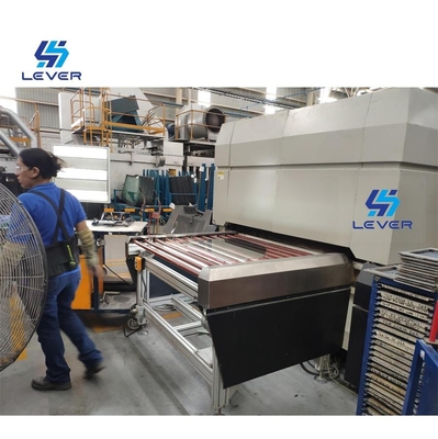 Glass Automatic Horizontal Lengthwise Cross Bend Glass Sidelites Tempering Furnace With Standard Accessory