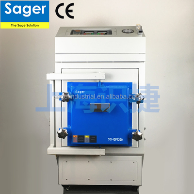 High temperature experiments or production small laboratory high temperature vacuum atmosphere furnace for sintering and annealing