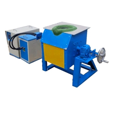 25kw Energy Saving Tilting Sinter Machine Melting Furnace For Aluminum Foundry
